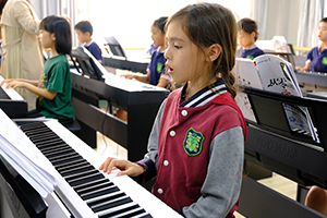 北京市私立树人瑞贝学校音乐教室