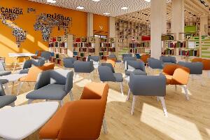中育贝拉国际高中图书馆
