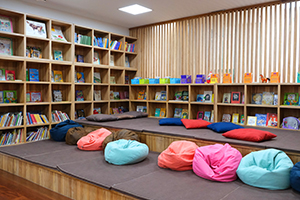 北京市私立树人瑞贝学校阅读室
